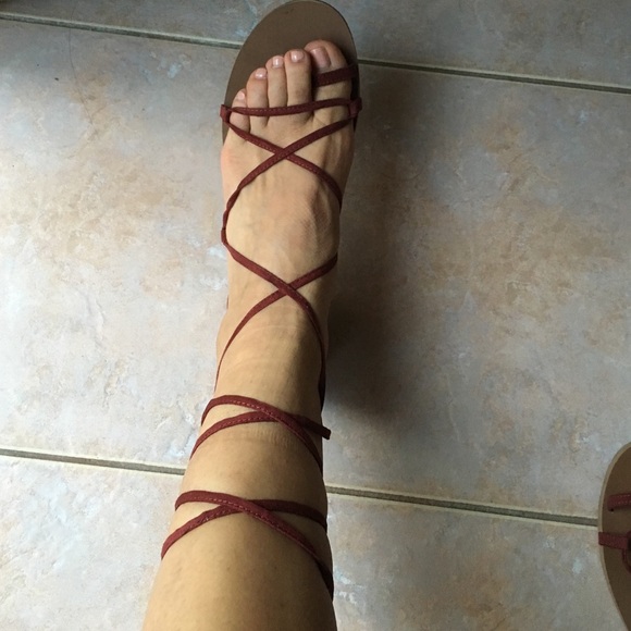 Forever21 Lace up Gladiator Sandals - Picture 3 of 4