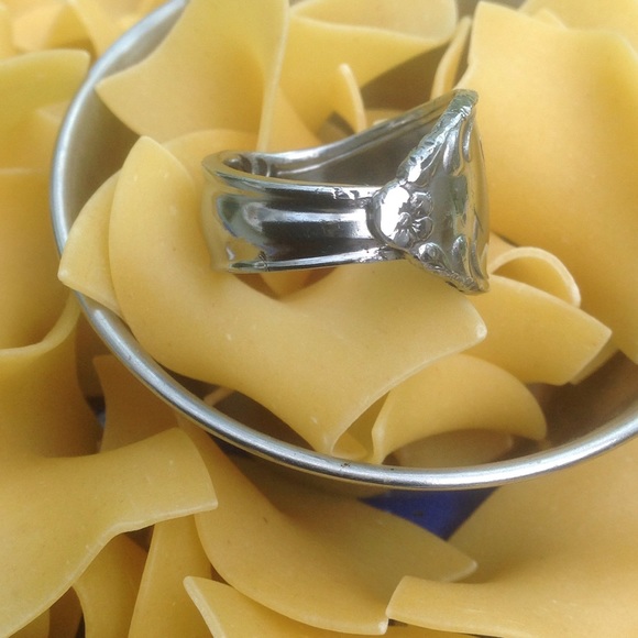 Spoon Monogrammed Ring - image 4