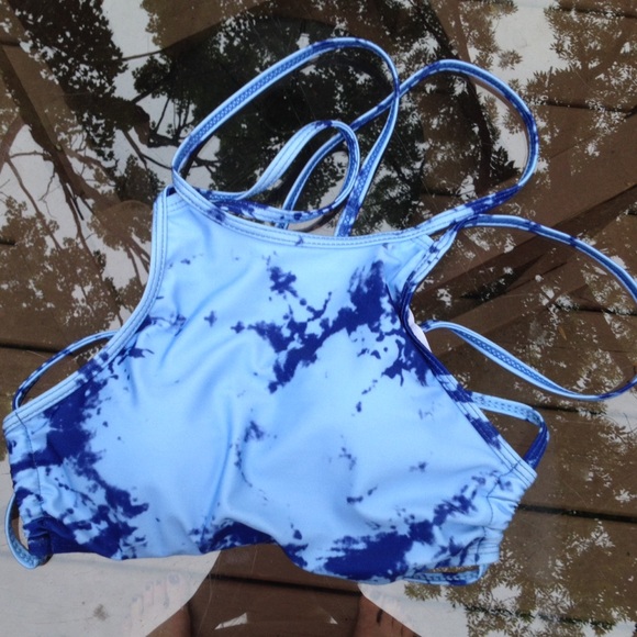 !!!LAST CHANCE!!! Blue Tie-Dye Bikini Top