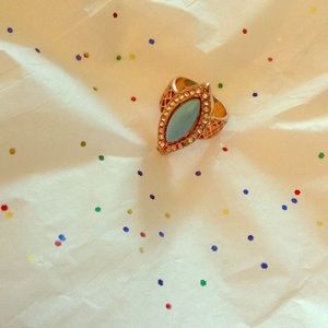 Sizzling Shimmering Turquoise Ring