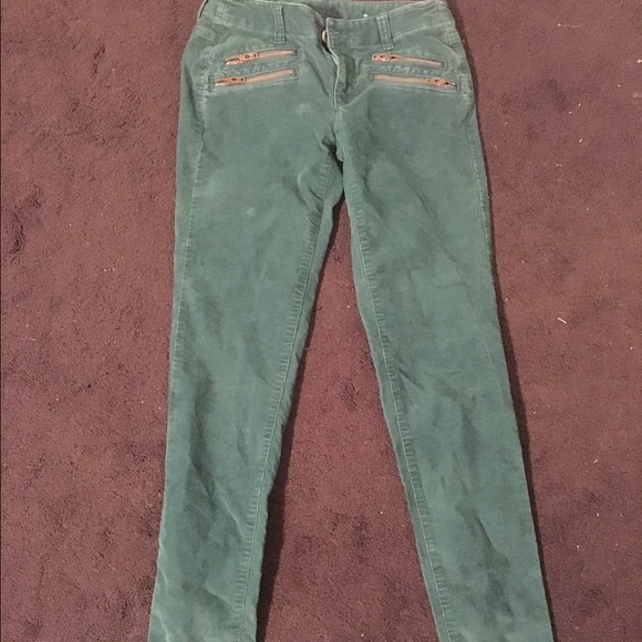 Cute green corduroys