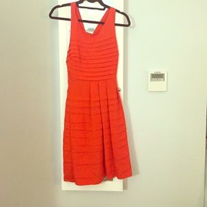 Red/orange summer cocktail dress!