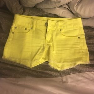American Eagle. Neon stretch shorts