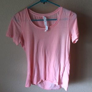 Pink Lululemon T Shirt! Nwot - image 1