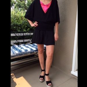 McQ Alexander McQueen Black V Neck Sweater