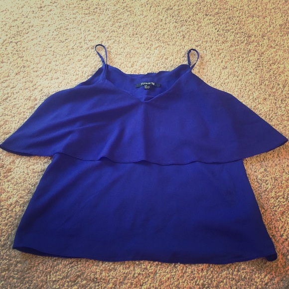 Royal Blue Forever 21 Tank
