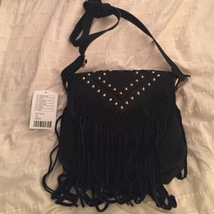 NWT Urban Outfitters Faux Suede Studded Bag