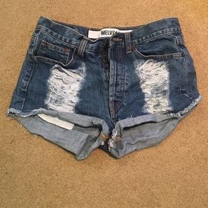 Brandy Melville jean shorts