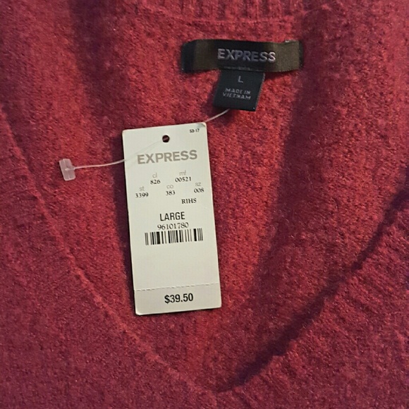 Burgundy Express Sweater - Picture 3 of 3