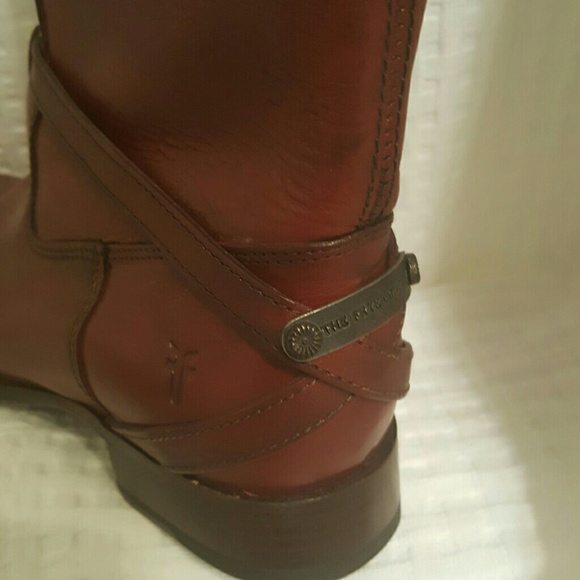 Cognac Frye Boots - Picture 2 of 4