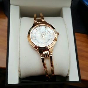 Anne Klein rose gold watch