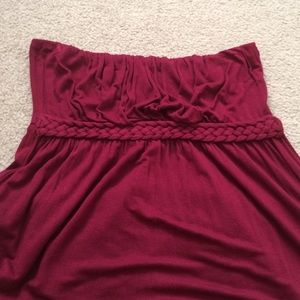 Maroon Maxi Dress