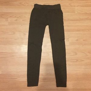 Brown leggings