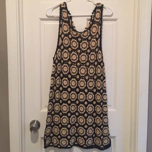 Free People Crochet Floral Dress - Picture 1 of 2