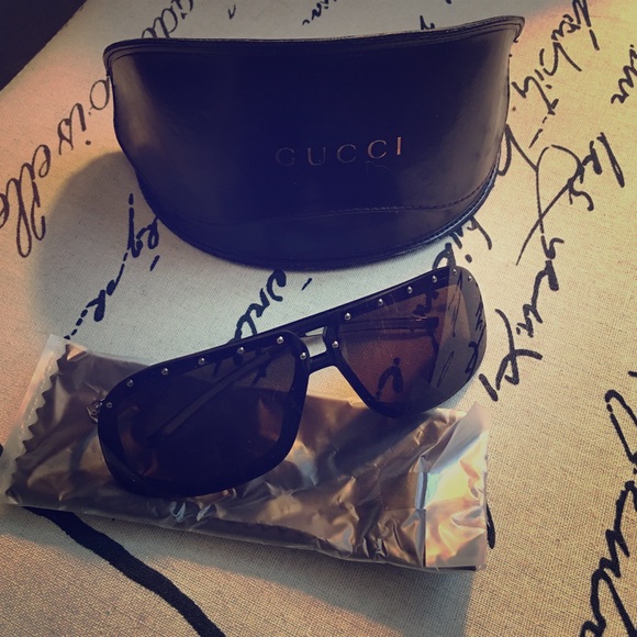 Black Gucci Sunglasses - Brand New In Box