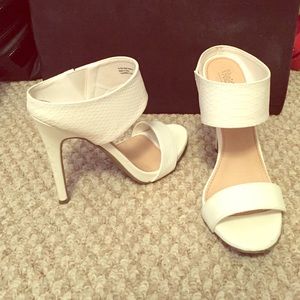 White pumps