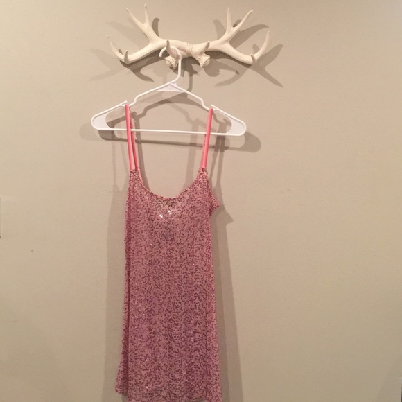 free people pink sequin dress Free People pink sequin dress