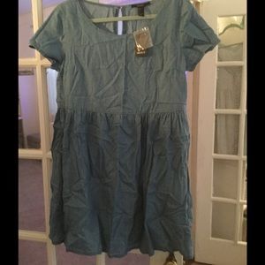 Denim dress forever 21new with tags