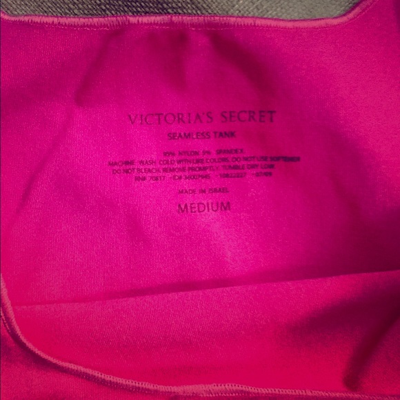 Victoria Secret Bright Pink Seamless Tank