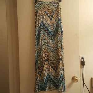 Malti color maxi skirt *warn once*