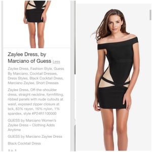 Guess by Marciano Zaylee bandage boat neck dress
