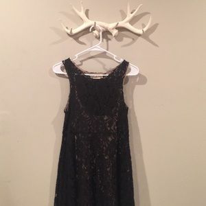 Free People Black Lace Summer Dress