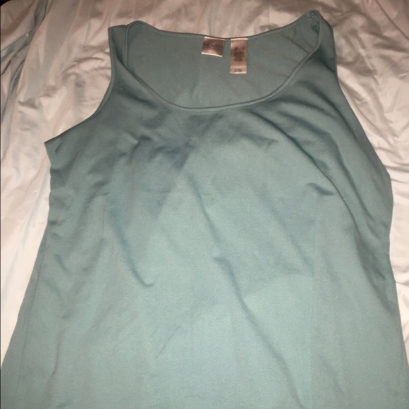 Flowy blue tank
