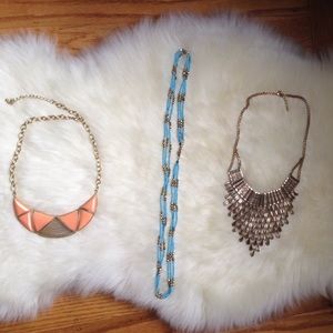 3 necklaces