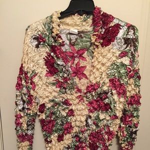 Crunchy stretch blouse