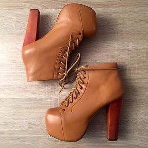 Jeffrey Campbell Lita in Distressed Mustard