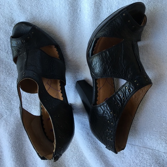 Black Indigo high heal shoes