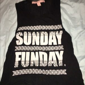 Black and white tank