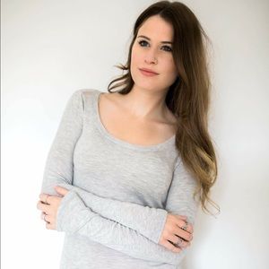 Olivia Palermo Open Back Sweater.