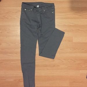 Grey denim jeans