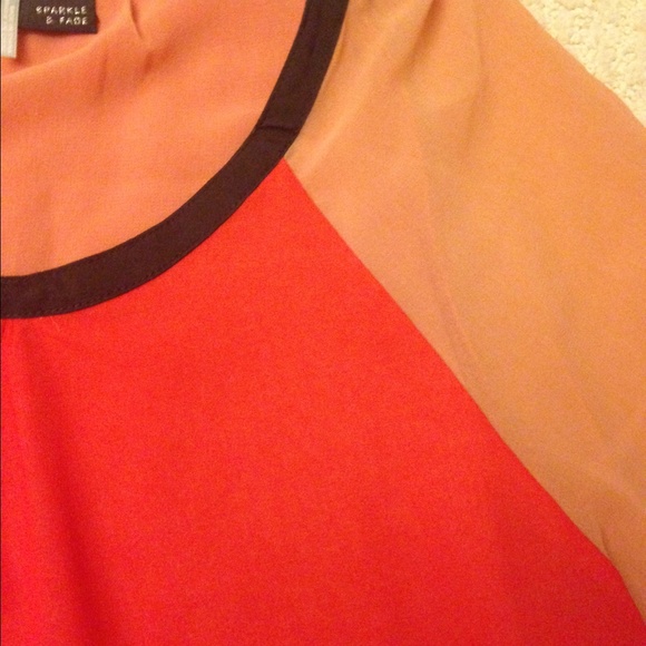 Colorblocked Urban Outfitters blouse - Picture 3 of 4