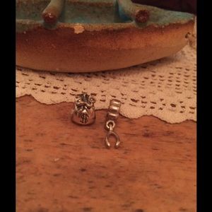Pandora Moneybag and Lucky Charm Set