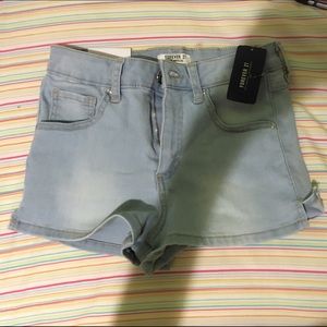 High wasted Jean shorts
