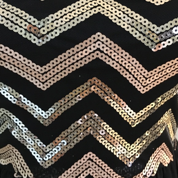 Sequin Chiffon Dress - Picture 4 of 4