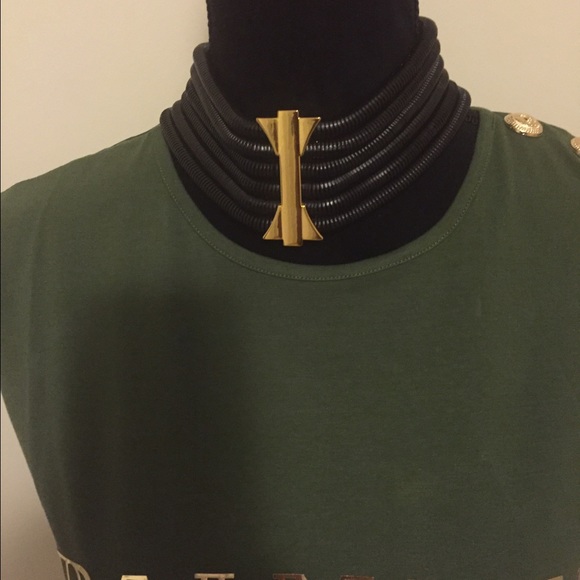 2Sided Adjustable Balmain inspired choker necklace - Picture 3 of 3