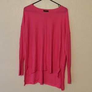 Long sleeve light weight pink shirt