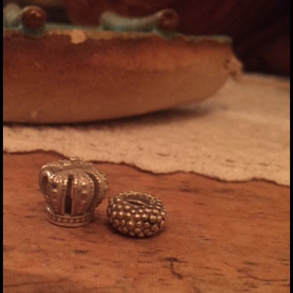 Pandora Crown and Spacer Charm Set