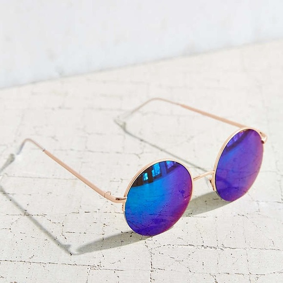 Metal Round Hippie Sunglasses Urban Outfitters