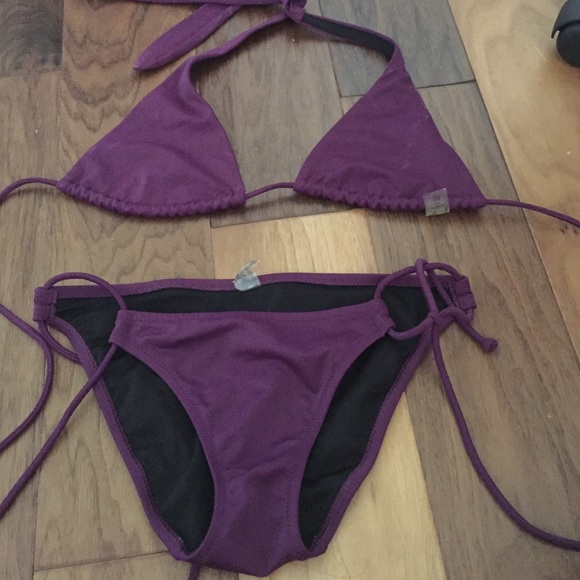 Victoria's Secret purple bikini both size S