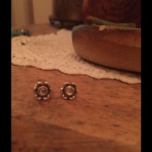 Pandora Flower Earrings