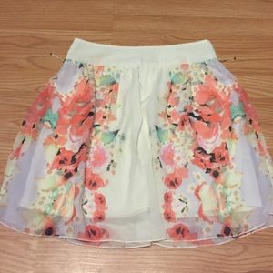 Floral skirt
