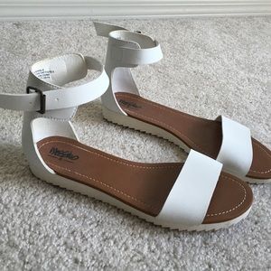 White sandals!