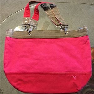 American Eagle Pink/Red Purse