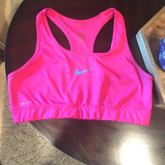 Dri fit pink bra