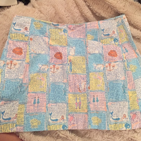 Horoscope print skort