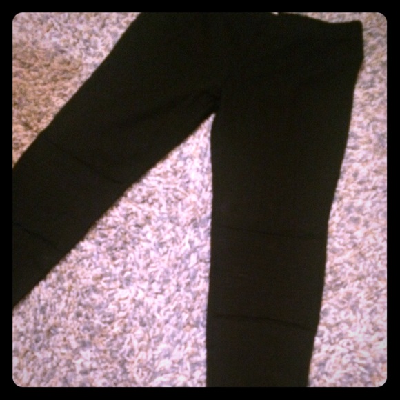 Moto Leggings with Knee Detail